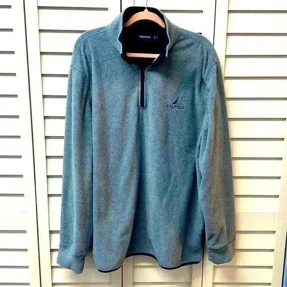Nautica Men’s 1/4 Zip Fleece Pullover - Size XXL - Picture 1 of 5